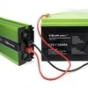 QOLTEC 51942 grynos sinusinės bangos keitiklis, monolitas / akumuliatoriaus įkroviklis / UPS / 1000 W / 2000 W / 12 V iki 230 V / LCD