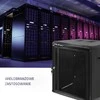 QOLTEC 54490 RACK spintelė 19 colių 12U 600 x 600 x 635 perforuotos durys