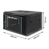 QOLTEC 54465 Rack spintelė 19 colių 6U 600x370mm