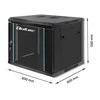 QOLTEC 54466 Rack spintelė 19 colių 9U 600x501mm