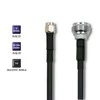 QOLTEC 57030 RG58 bendraašis kabelis N, RP-SMA kištukas, 1 m