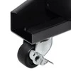 QOLTEC 54507 Ratukai su stabdžiu stelažams 19colių / 4vnt