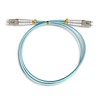 QOLTEC 54075 optinis patchcord LC/UPC – LC/UPC daugiamodis 50/125 OM3 dvipusis 1m