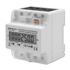 QOLTEC 50900 trifazis elektroninis energijos suvartojimo matuoklis 230V LCD 4P DIN bėgis