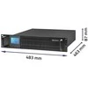QOLTEC 53945 Nepertraukiamo maitinimo šaltinis UPS RACK 1KVA 800W LCD