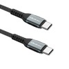 QOLTEC 52358 USB 2.0 Type C Kabelis USB 2.0 Type C 100W QC 3.0 PD 1.5m Juodas