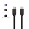 QOLTEC 52350 USB 3.1 tipo C kištukinis kabelis USB 3.1 tipo C kištukinis 1,4 m Juodas
