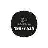 QOLTEC 50018 Nešiojamas kompiuteris AC power adapter Asus 65W 3.42A 19V 5.5x2.5