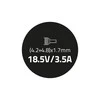 QOLTEC 50072 Nešiojamas kompiuteris kintamosios srovės adapteris HP Compaq 65W 18.5V 3.5A (4.2+4.8) 1.7