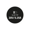 QOLTEC 50053 Nešiojamas kompiuteris Kintamosios srovės adapteris Lenovo 65W 20V 3.25A Plonas antgalis + maitinimo laidas
