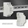 Qoltec Maitinimo šaltinis na szynę DIN | 24W | 12V | 2A | Pilka