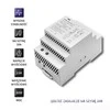 Qoltec DIN bėgio maitinimo šaltinis | 60W | 24V | 2,5A | Pilka