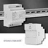 Qoltec Maitinimo šaltinis na szynę DIN | 85.2W | 12V | 7.1A | Pilka
