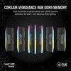 Atminties kortelė telefonui CORSAIR VENGEANCE® RGB 64GB (2x32GB) DDR5 DRAM 6400MT/s CL32 Memory Kit — Juodas