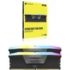 RAM CORSAIR VENGEANCE RGB 32GB 2x16GB DDR5 6000MT/s DIMM Nebuferinis 30-36-36-76 Std PMIC XMP 3.0 Juodas Heatspreader 1.4V