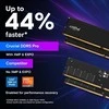RAM 16 GB Crucial Pro Modul - DIMM 288-PIN Low Profile - 6000 MHz PC5-48000 - CL48 - 1.1 V - ungepuffert - on-die ECC - mattschwarz