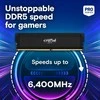 RAM „Crucial Pro“ įsijungimas 32 GB [2x16 GB 6400 MHz DDR5 CL38 UDIMM]