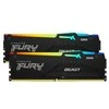 RAM KINGSTON 64GB 6000MT/s DDR5 CL36 DIMM rinkinys iš 2 FURY Beast RGB EXPO