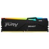 RAM „Kingston KF556C40BBAK4-64“ 64 GB 5600 MT/s DDR5 CL40 DIMM (4 vnt. rinkinys) „FURY Beast RGB XMP“ | „Kingston“
