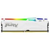 „Kingston KF556C40BWAK4-128“ 128 GB 5600 MT/s DDR5 CL40 DIMM atmintis (4 vnt. rinkinys) „FURY Beast Baltas RGB XMP“ | „Kingston“