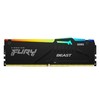 RAM „Kingston KF556C40BBAK4-128“ 128 GB 5600 MT/s DDR5 CL40 DIMM (4 vnt. rinkinys) „FURY Beast RGB XMP“ | „Kingston“