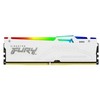 RAM „Kingston KF560C40BWAK4-64“ 64 GB 6000 MT/s DDR5 CL40 DIMM atmintis (4 vnt. rinkinys) „FURY Beast Baltas RGB XMP“ | „Kingston“