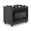 Ravanson KWGE-K90 juodas gas/electric cooker
