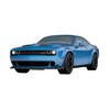 Ravensburger 3D Dėlionė 163 vnt. - Dodge Challenger Hellcat automobilis