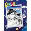 Ravensburger Paint by Numbers Mieli haskiai