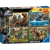 Ravensburger Dėlionė 4x100 vnt. - Juros periodo pasaulis (Jurassic World)