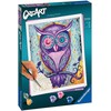 Tapymas pagal skaičius CreArt Dreaming Owl 28990 Ravensburger