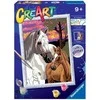 Ravensburger CreArt spalvinimo knygelė vaikams Arkliai ir saulėlydis