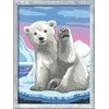 Tapymas pagal skaičius CreArt Pawsome Polar Bear su blizgučiais 20079 Ravensburger