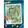 Tapymas pagal skaičius CreArt Calming Leaves 20272 Ravensburger 30x24cm