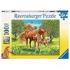 Ravensburger Dėlionė 100 vnt. - Arkliai ganykloje