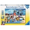 Ravensburger Dėlionė 100 vnt. - Šunys paplūdimyje
