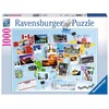 Ravensburger dėlionė „Kelionių po pasaulį prisiminimai“, 1000 det.