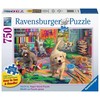 Ravensburger Dėlionė 750 vnt. - Mažieji menininkai