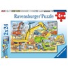 Ravensburger Dėlionė 2x24 vnt. - Statybų darbai