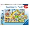 Ravensburger Dėlionė 2x24 vnt. - Statybų darbai