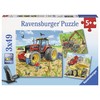 Ravensburger Dėlionė 3x49 vnt. - Didžiulės mašinos