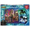 Ravensburger Dėlionė 3x49 vnt. - Kaip prisijaukinti slibiną 3