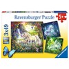 Ravensburger Dėlionė 3x49 vnt. - Gražūs vienaragiai