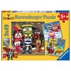 3 x 49 Puzzle Robot Trains - RAVENSBURGER dėlionė