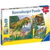 Ravensburger Dėlionė 3x49 vnt. - Priešistoriniai laikai