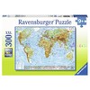 Ravensburger dėlionė „Fizinis pasaulio žemėlapis“, 300 XXL det., nuo 9 m.