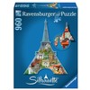 Puzzle 960 Silhouette Eiffel Tower - RAVENSBURGER dėlionė