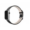Išmaniojo laikrdodžio Apple odinis dirželis, Juodos spalvos, 38mm