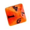 REBEL RPG kauliukų rinkinys – akrilas – saulėlydis
