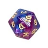REBEL RPG Dice Set - Two Color - Dark Mėlyna and Violetinė
